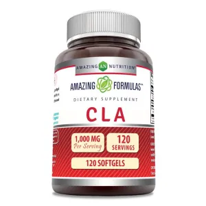 Amazing Formulas CLA | 1000 Mg | 120 Softgels