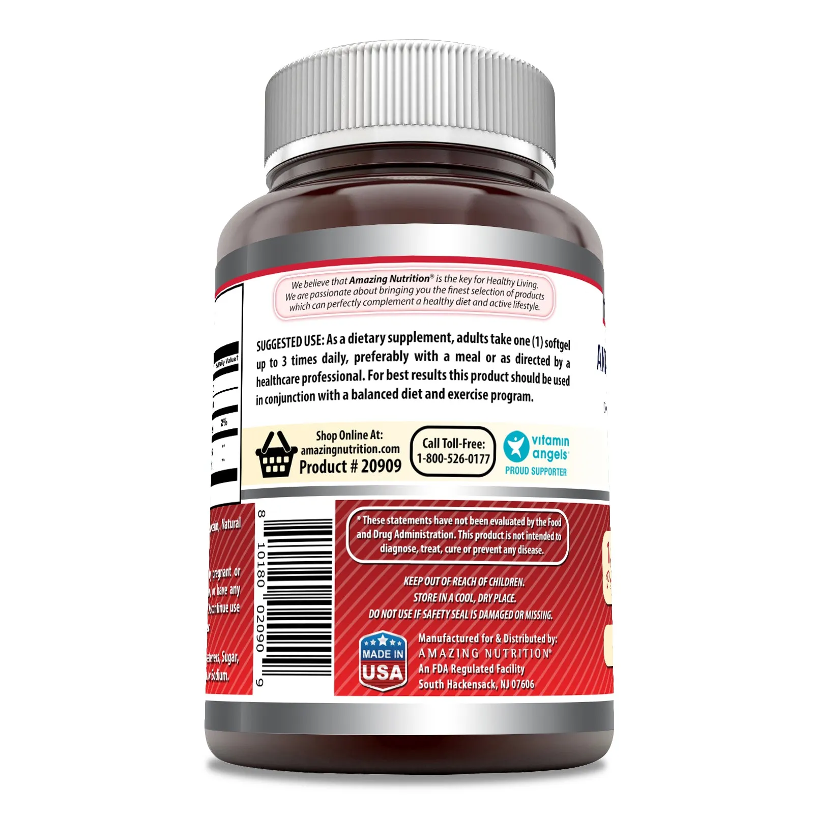 Amazing Formulas CLA | 1000 Mg | 240 Softgels