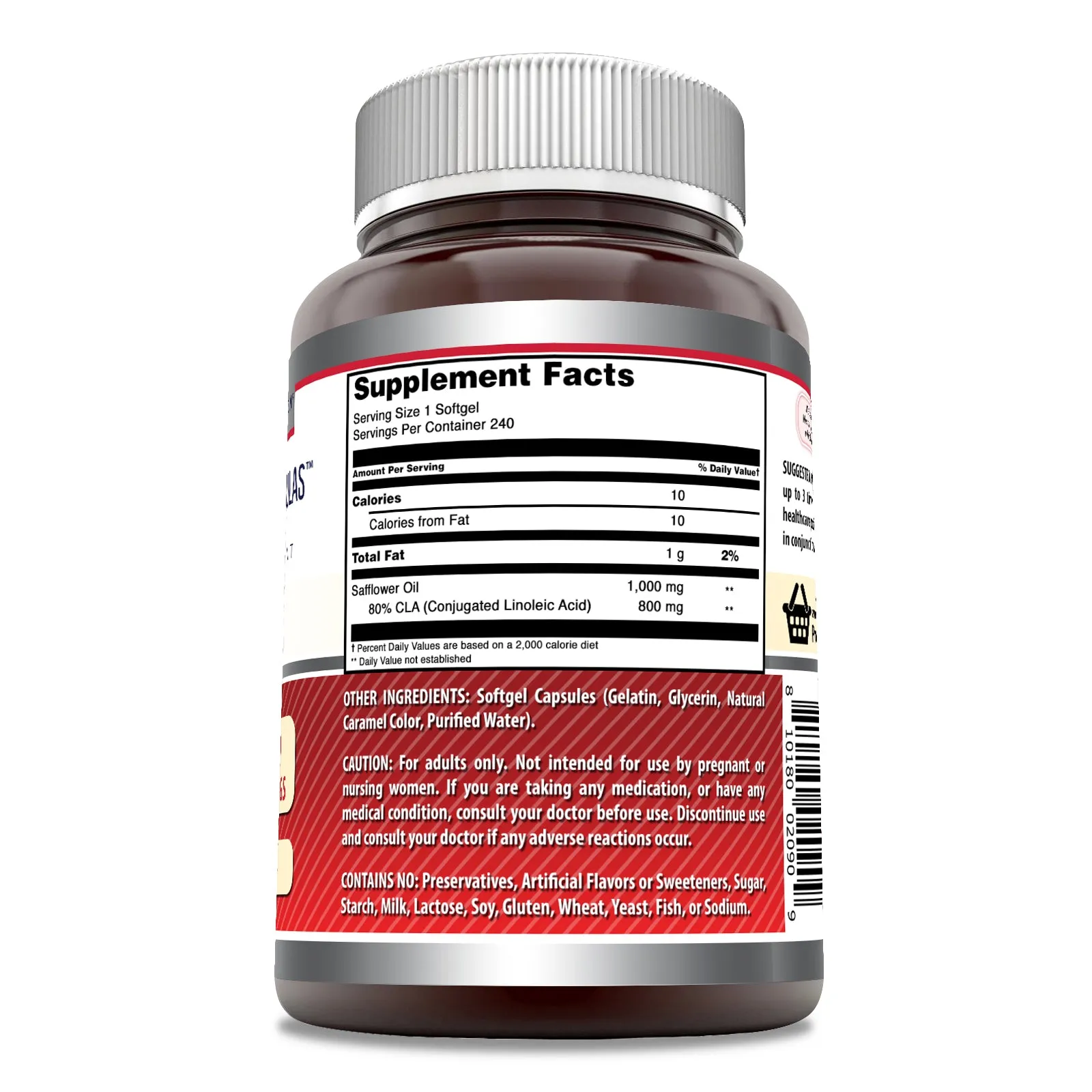 Amazing Formulas CLA | 1000 Mg | 240 Softgels