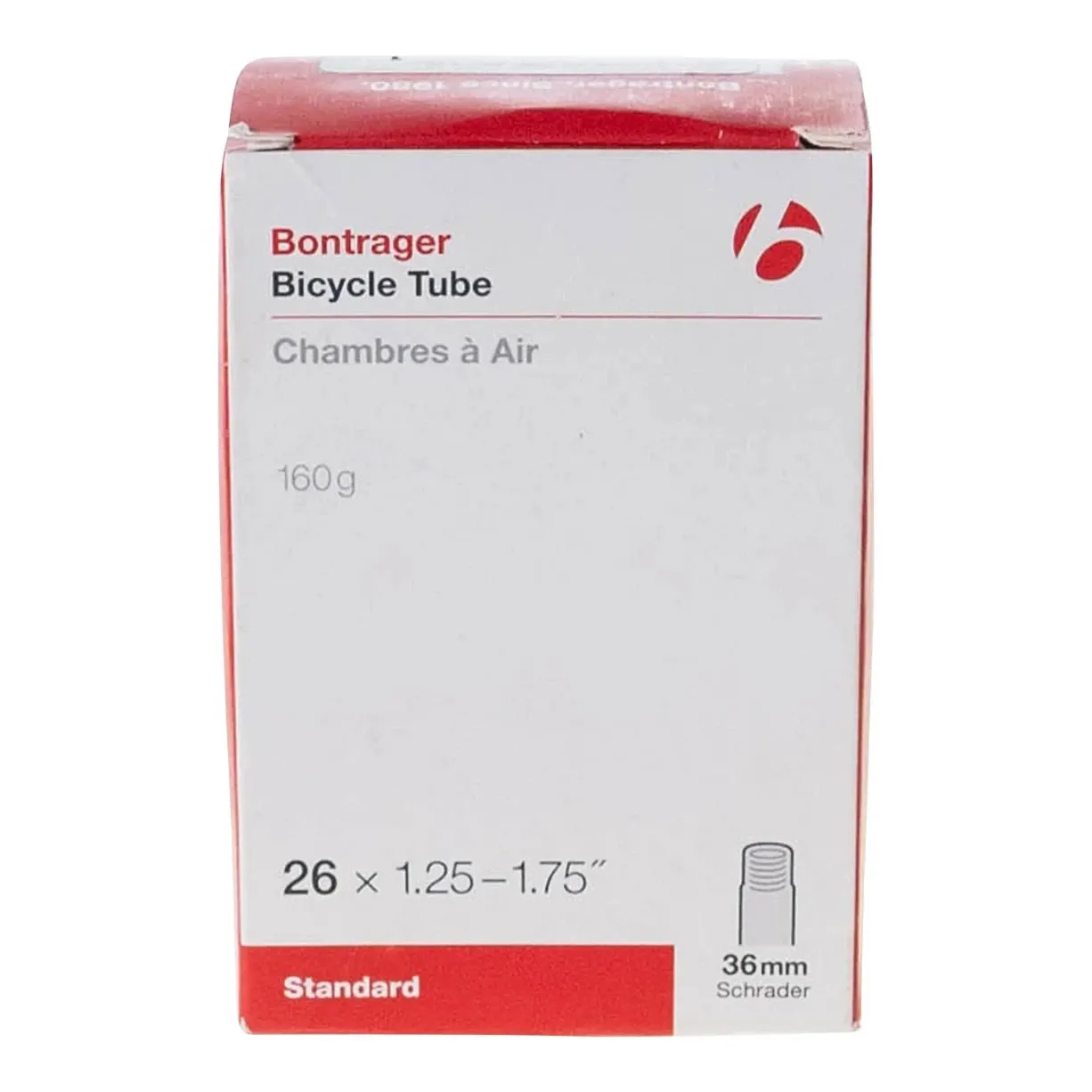 Bontrager Standard Schrader Valve Bicycle Tube