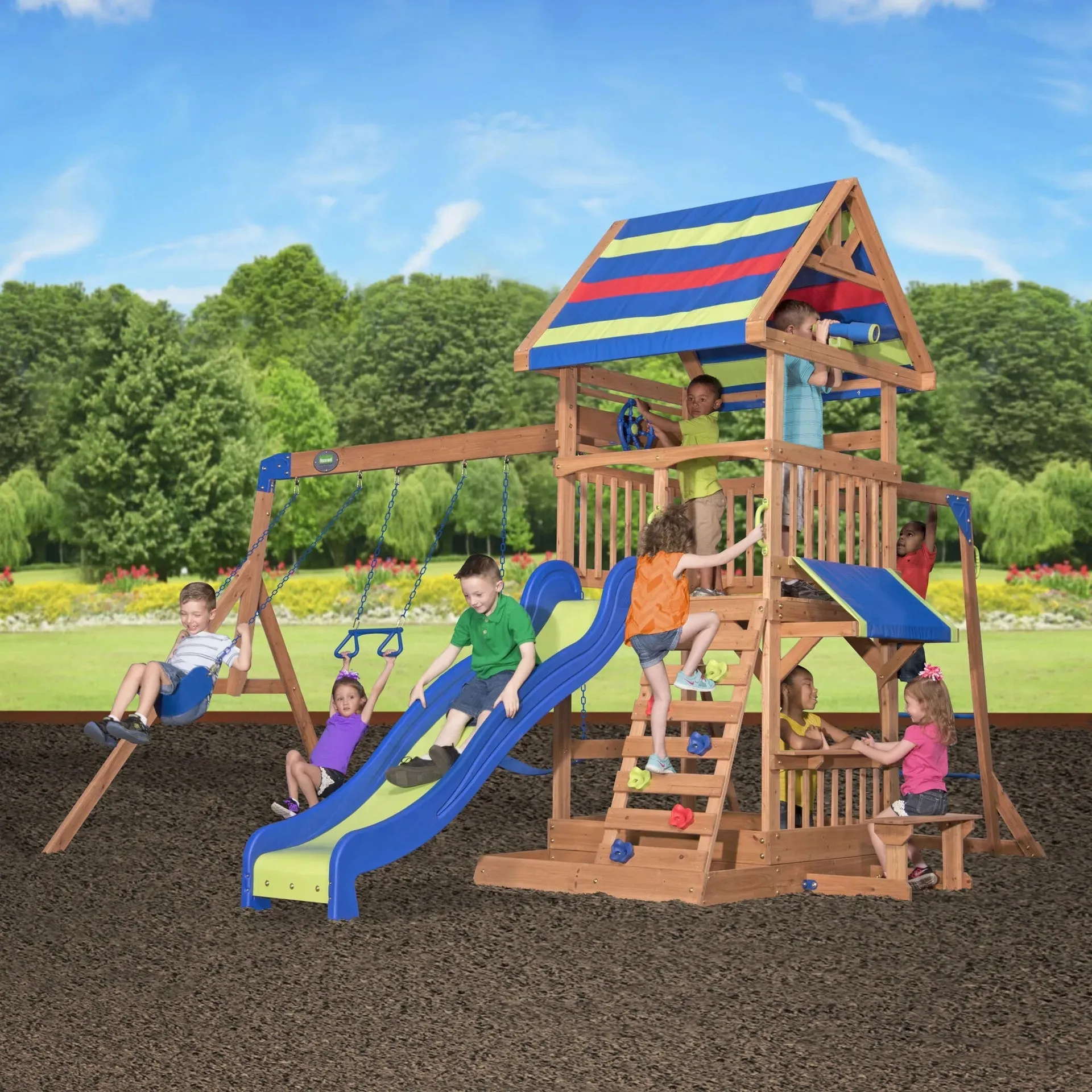 BYD Northbrook Play Tower (Incl. Swings)