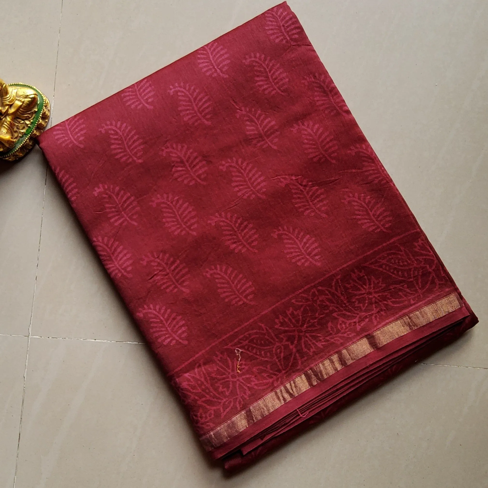 Chanderi Silk Cotton Saree #