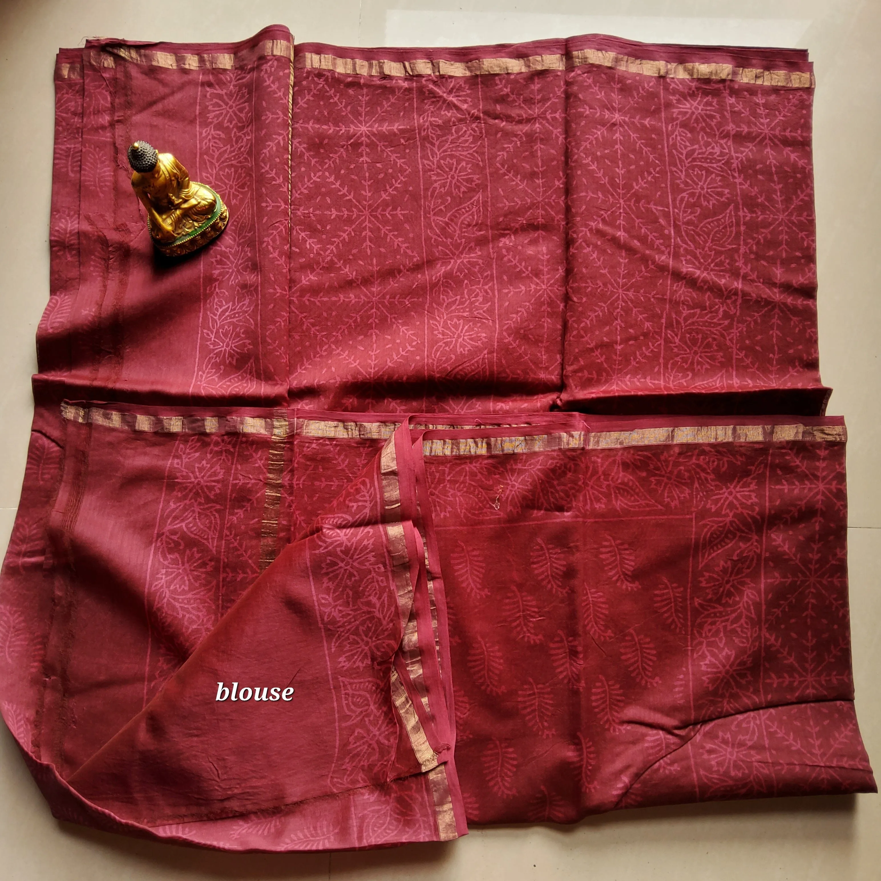 Chanderi Silk Cotton Saree #