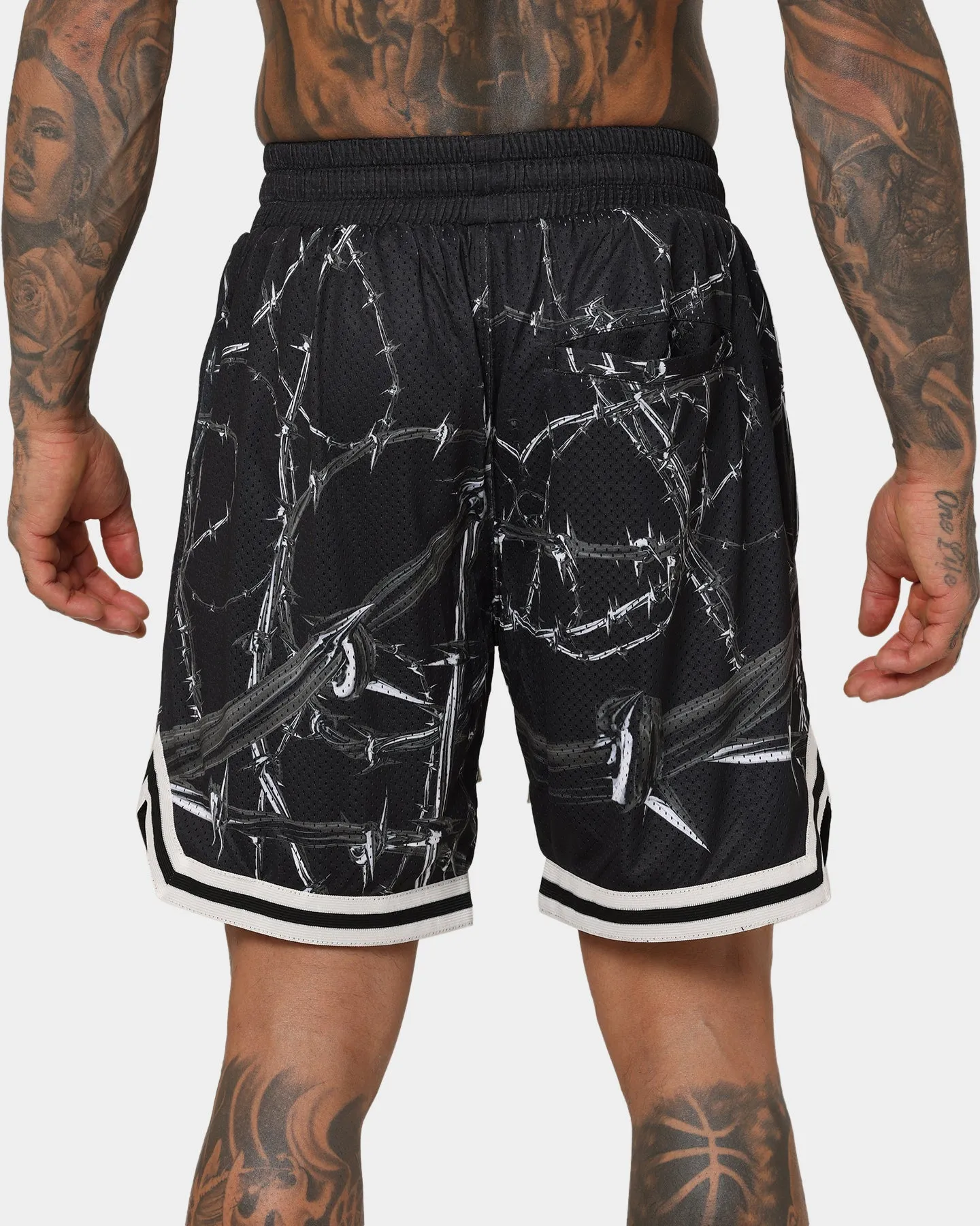 Goat Crew Barbed Wire Shorts Black/White