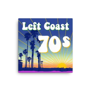 Left Coast 70s 16x16" Stretched Canvas Print