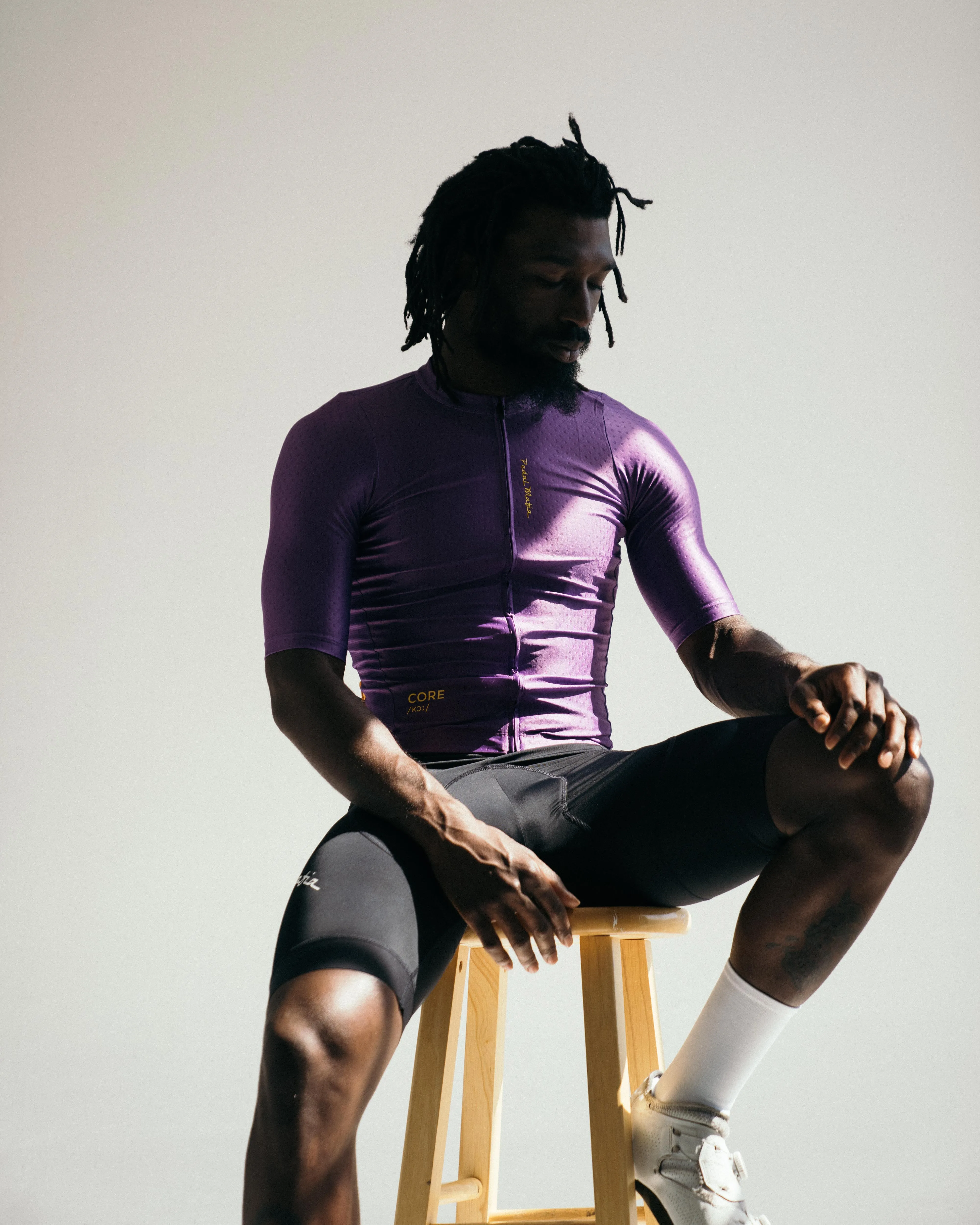 Mens Core Jersey - Purple Yellow