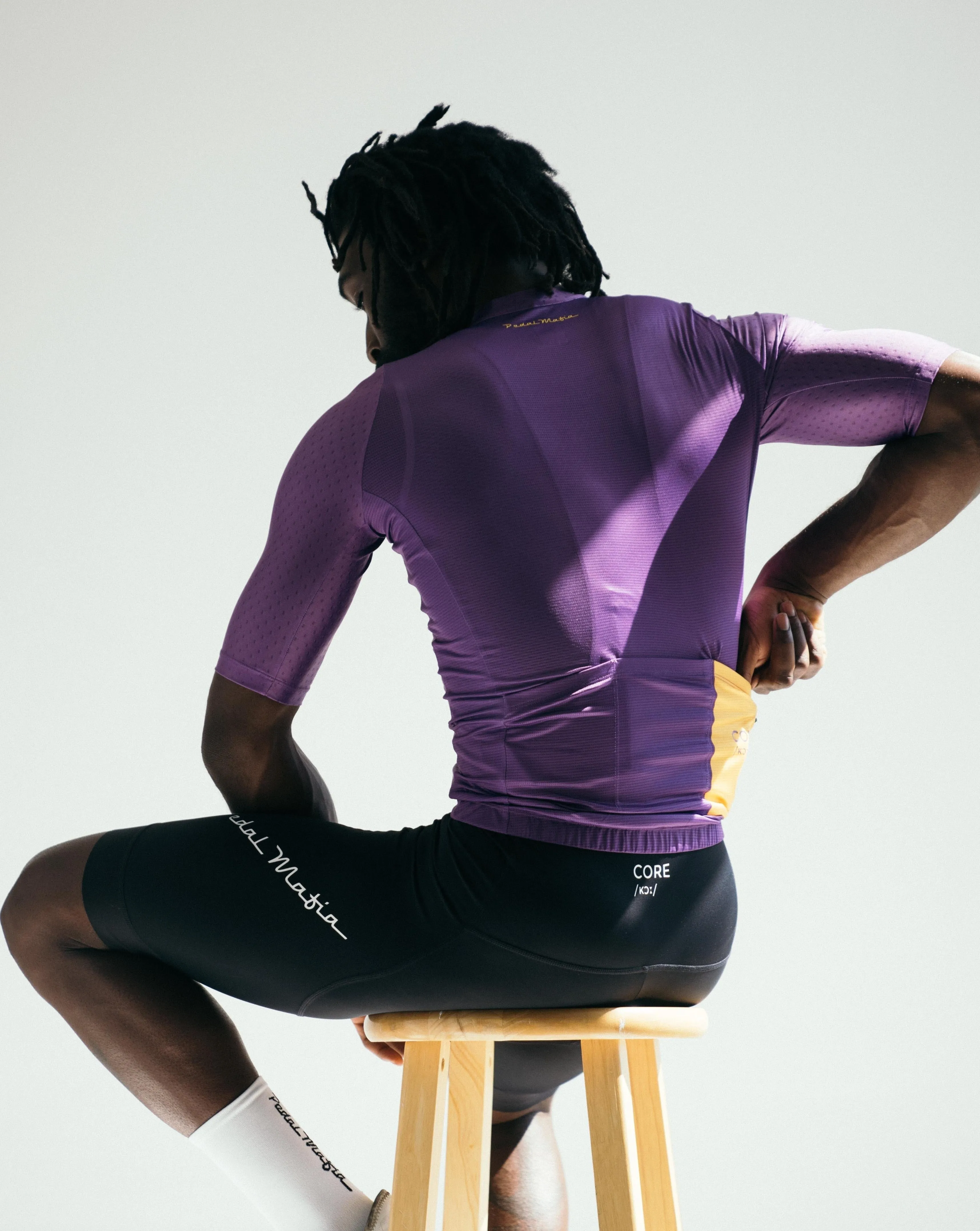 Mens Core Jersey - Purple Yellow