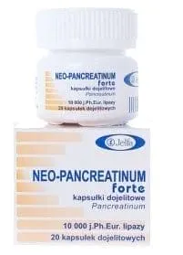 NEO PANCREATINUM FORTE, digestive enzymes (amylase, protease and lipase)