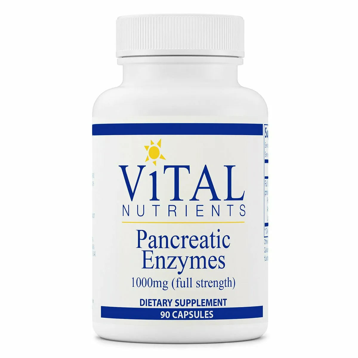 Pancreatic Enzymes 500 mg 90 caps by Vital Nutrients