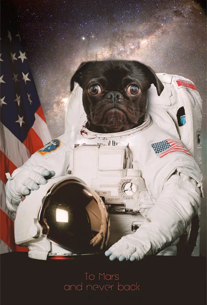 Personalized Astronaut Canvas