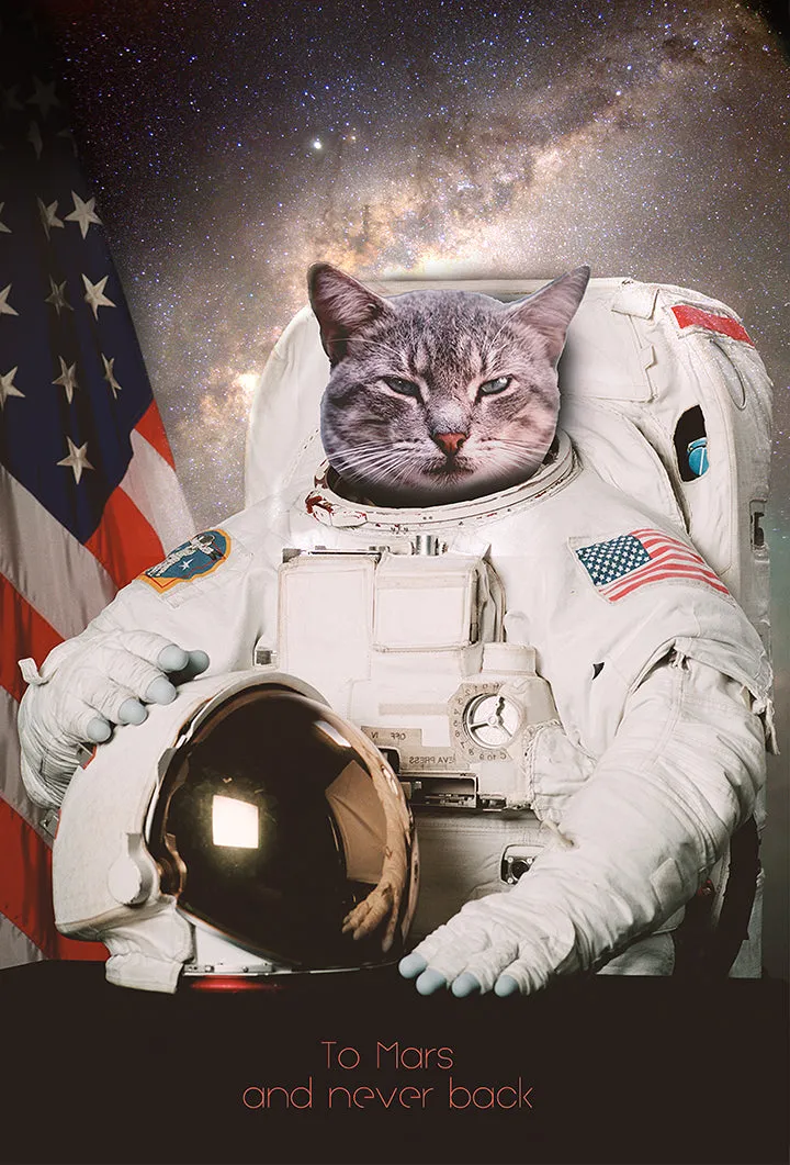 Personalized Astronaut Canvas
