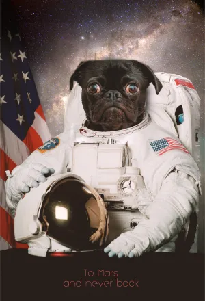 Personalized Astronaut Canvas