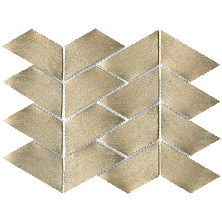 Porcelanosa L'Antic Gravity Aluminium Trace Gold