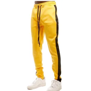 REBEL MINDS TRACK PANTS GOLD/BLACK