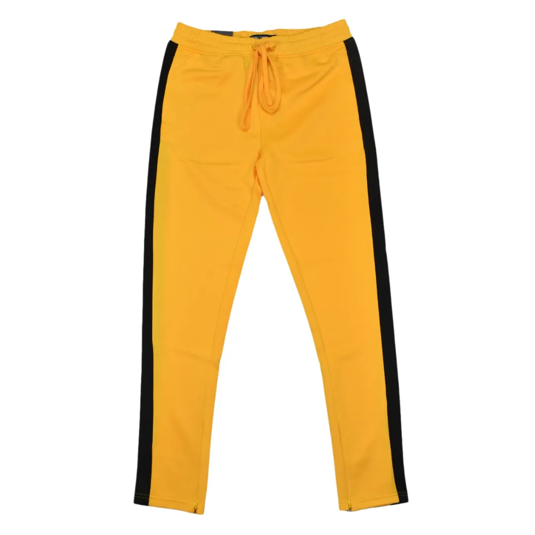 REBEL MINDS TRACK PANTS GOLD/BLACK