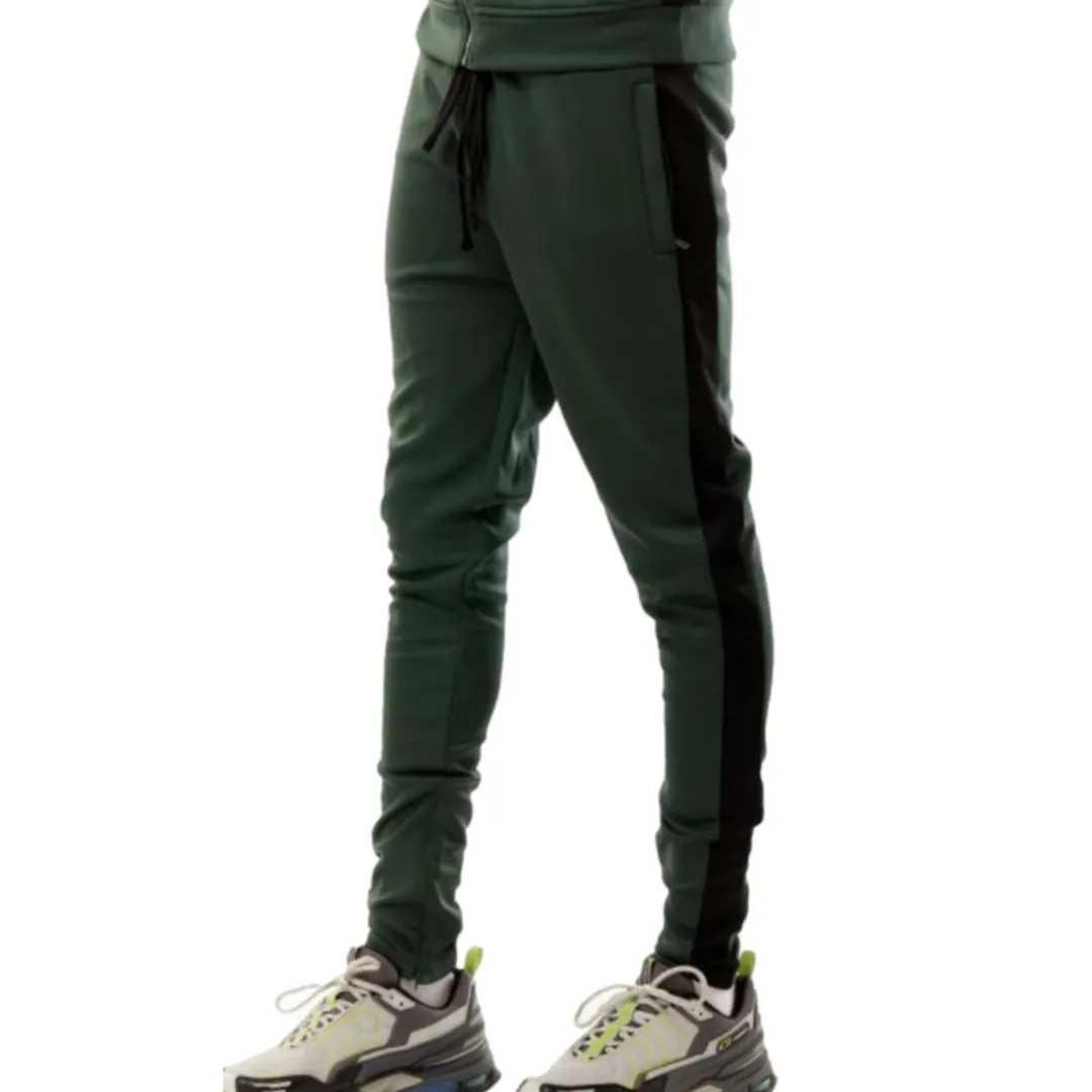 REBEL MINDS TRACK PANTS GREEN
