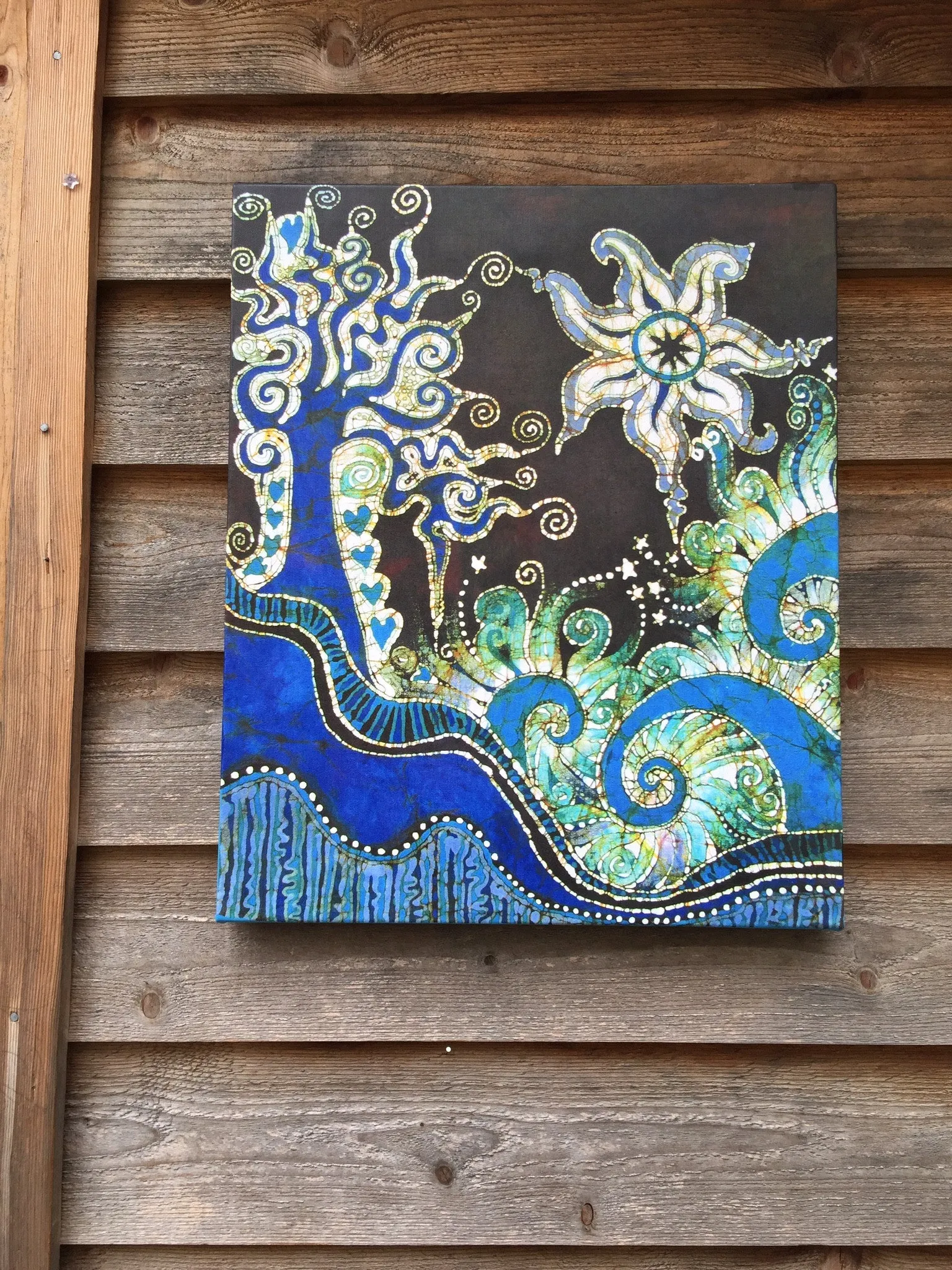 Trinidad Batik Canvas Gicle Print