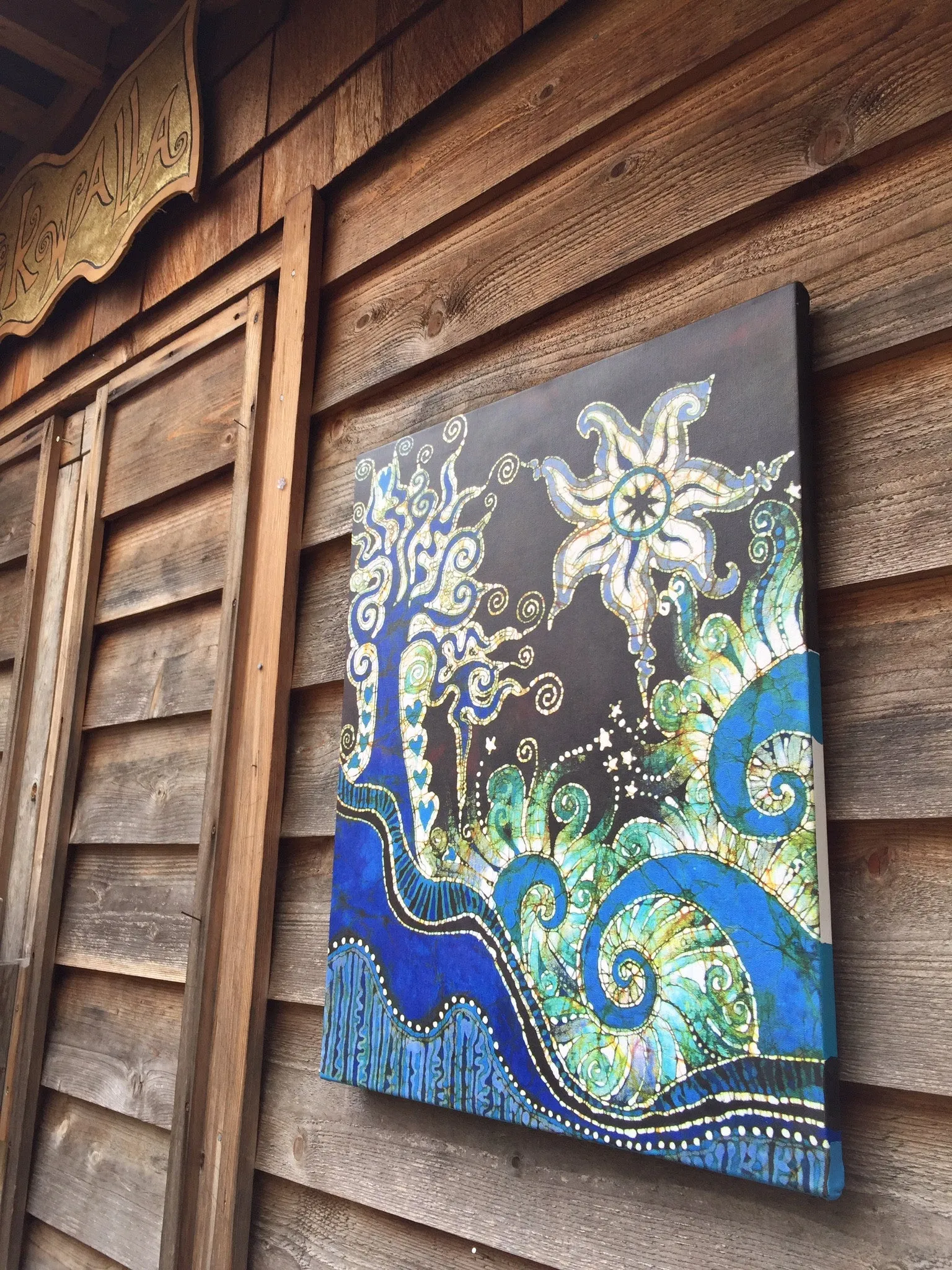 Trinidad Batik Canvas Gicle Print