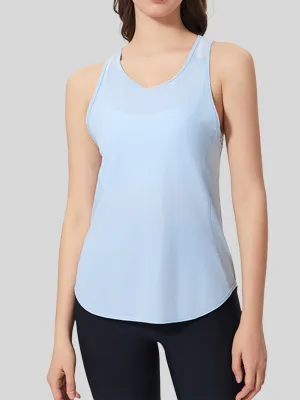 Windmill Blue "Aspen" Quick Dry Mesh Tank